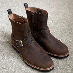 Teva Rowena Buckle Boot w/Zipper, Dark Brown, Women’s Size 8.5